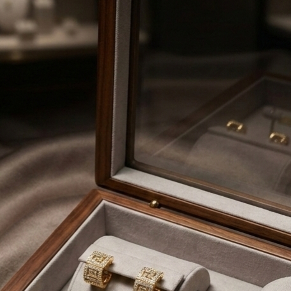 Gold Over Sterling Silver Earrings